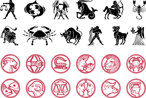 12星座矢量素材