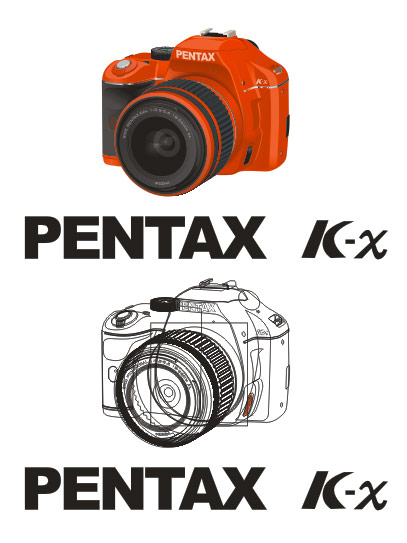 矢量宾得pentax k-x（原创）
