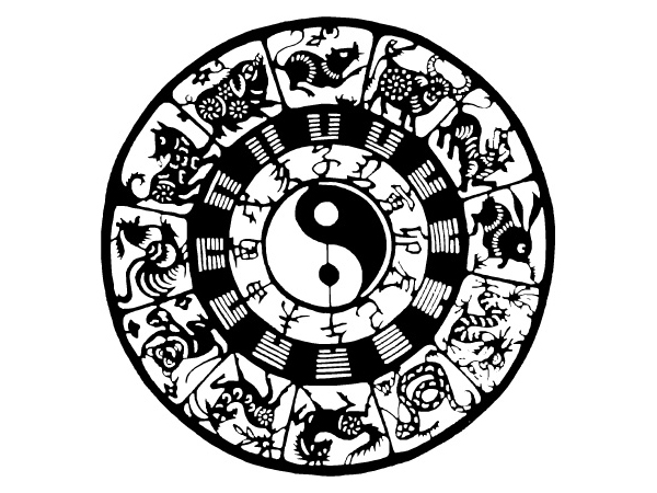 十二生肖古典矢量素材