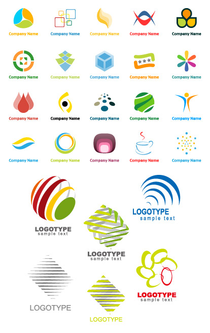 多款图形logo模板矢量素材
