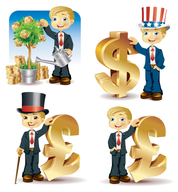 金融插图矢量素材