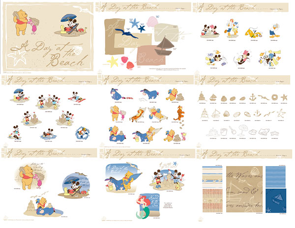 Disney style 矢量素材