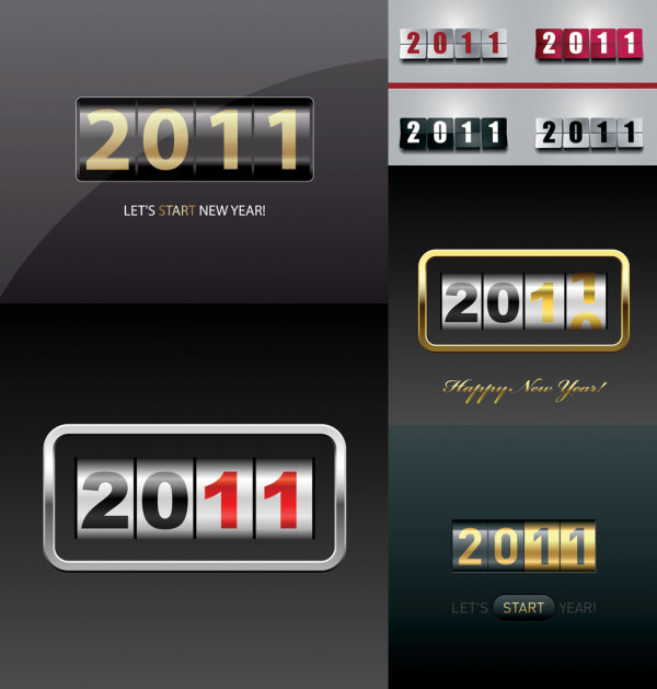 2011年新年矢量素材