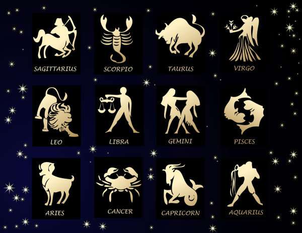 十二星座—矢量素材