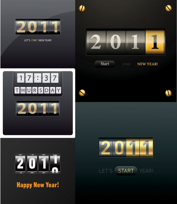 2011滚动的字幕矢量素材