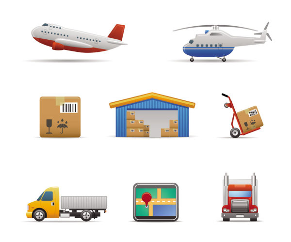 Transport icon 02 - vector material