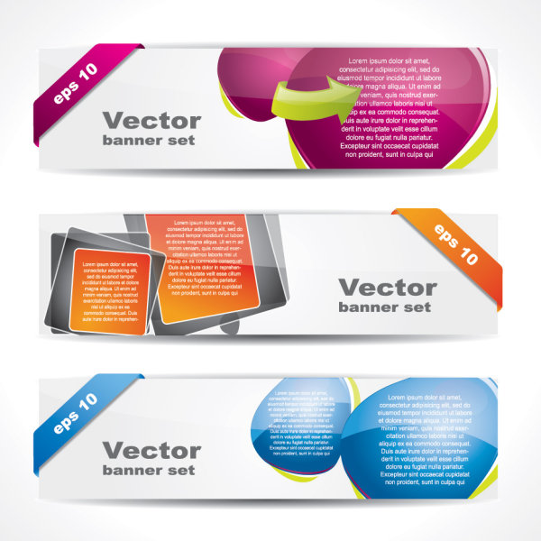 网页banner精品01——矢量素材