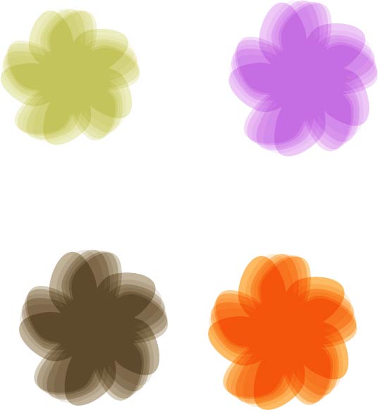 花瓣矢量素材