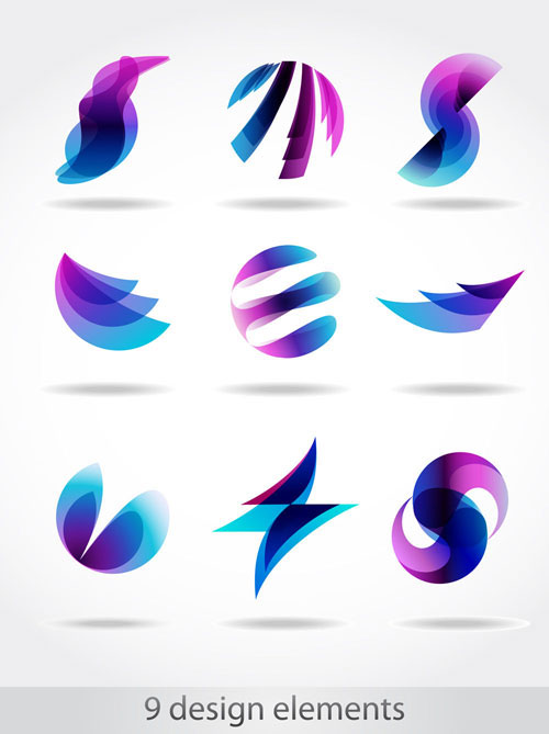 抽象符号图形05——矢量素材