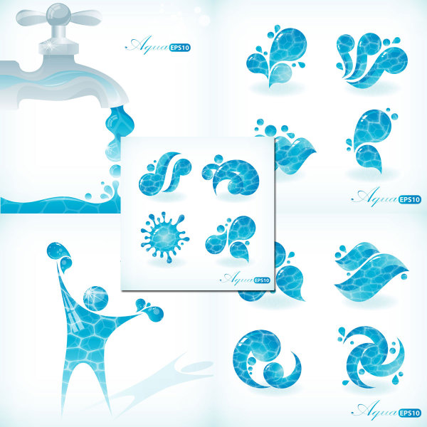 The water element pattern - Vector