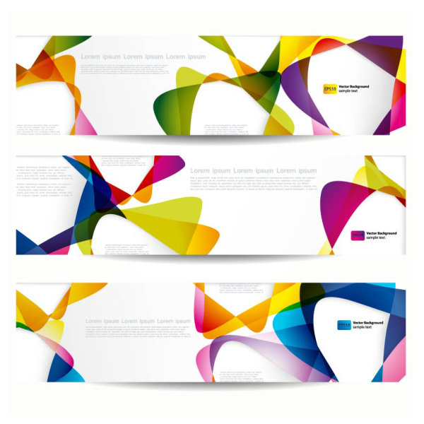 Brilliant dynamic banner05 - vector