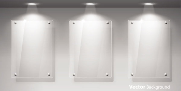 Window Glass Exhibition 04 - vector material