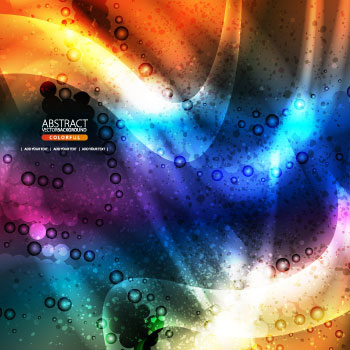The brilliant dynamic flow color 05 - Vector