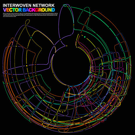 The commercial dynamic flow line 03 - vector material