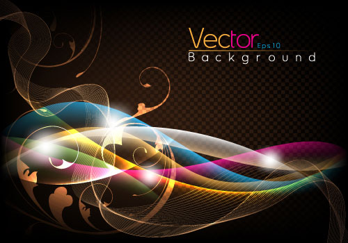 Fashion Halo dynamic background 03 - vector material