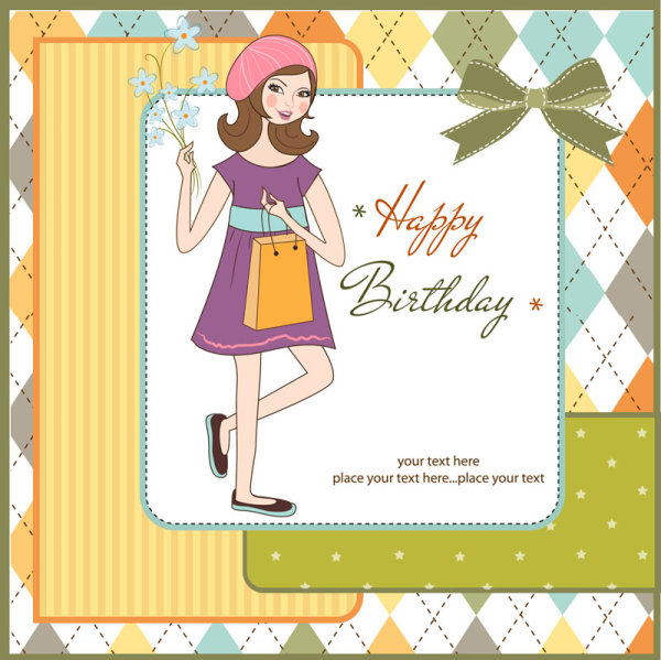 Cute cartoon illustrator 02 - vector material