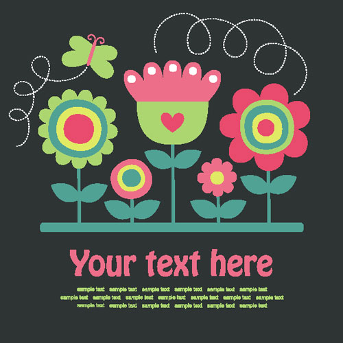 Children's Painting 01 - vector material