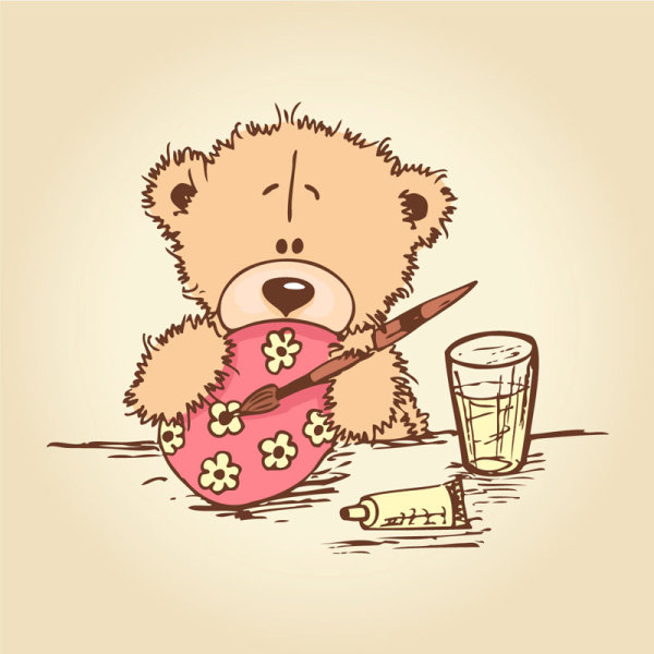 Cartoon Bear 02 - vector material