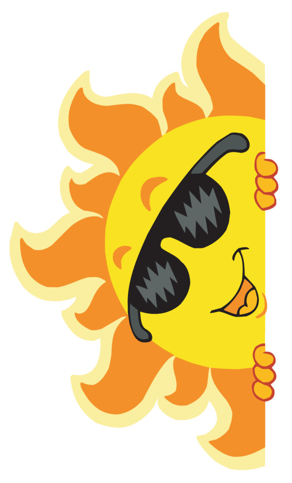 Cartoon Summer Picture 03 - vector material