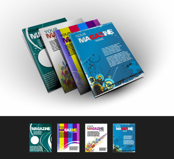 Exquisite single page show 01 - vector material
