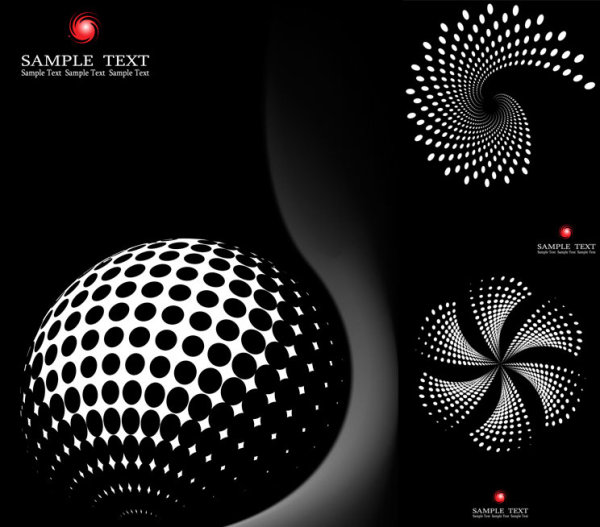 Practical dot pattern vector material