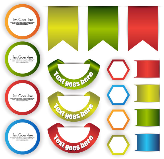 Web Design corners 02 - vector material