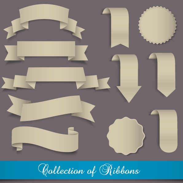 Badge sticker designs 01 - vector material