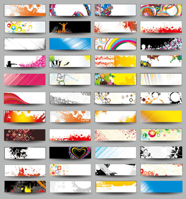 Trend Card Design 04 - vector material