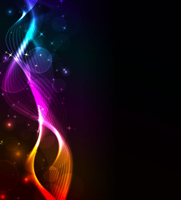 Stylish light background 01 - vector material