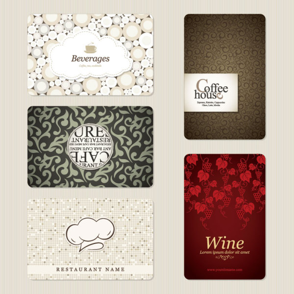 Classic coffee label 03 - vector material