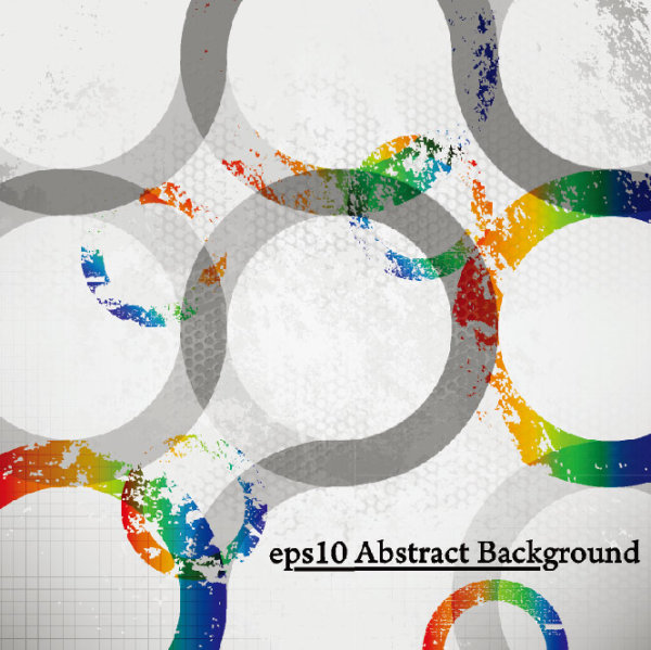 Colorful fashion background 03 - vector material