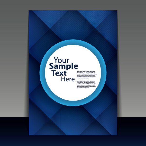 Exquisite cover template 09 - vector material