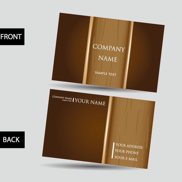 Business card template 02 - vector material