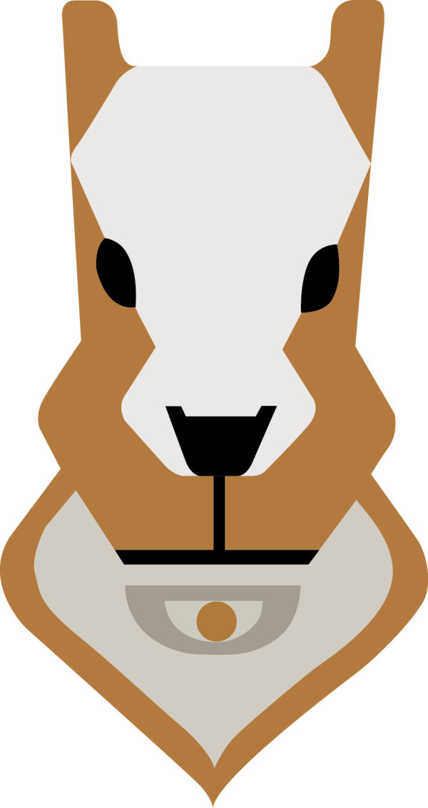Cartoon dog face