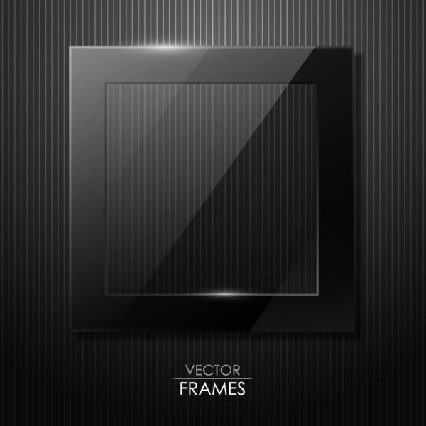 Cool black border 02 - vector material