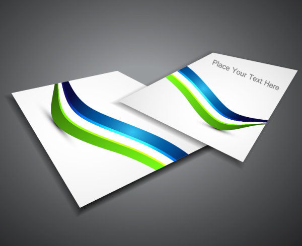The trend of business cards 01 - vector material