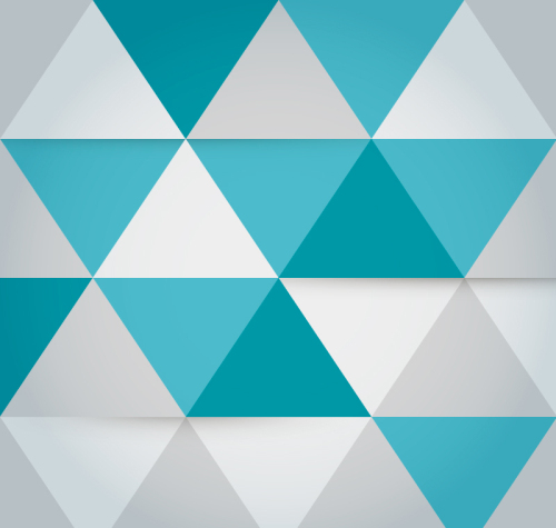 Fashion triangle mosaic background vector